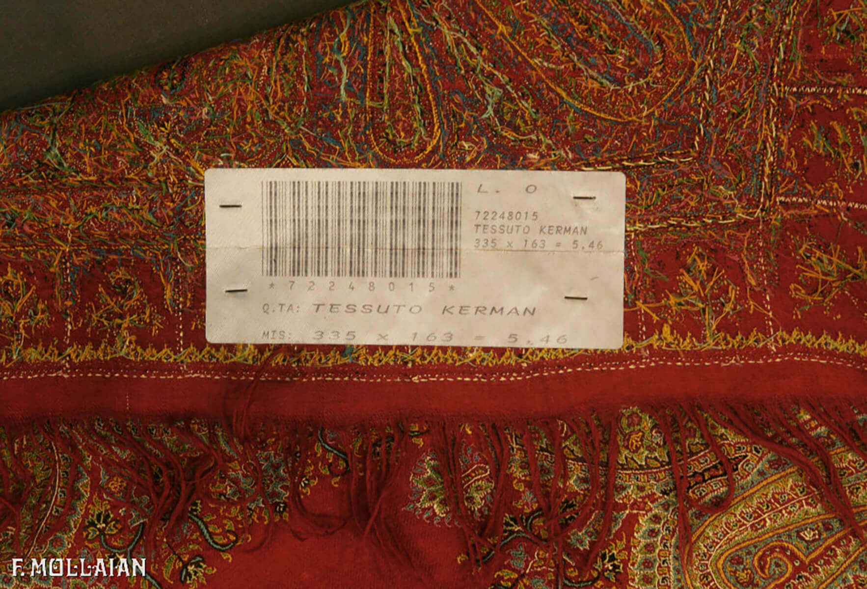 قماش كَشمير هندي أنتيك کد:۷۲۲۴۸۰۱۵